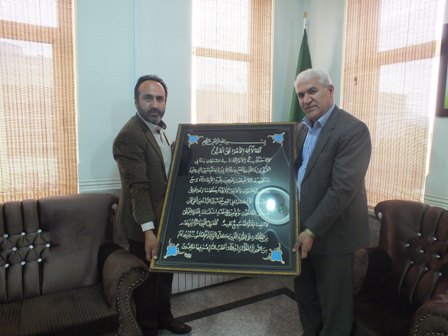 دیدار ﮐﺎﺭﮐﻨﺎﻥ ﺍﺩﺍﺭﻩ ﻓﺮﻫﻨﮓ ﻭ ﺍﺭﺷﺎﺩ ﺍﺳﻼﻣﯽ  ﺑﺎ ﻓﺮﻣﺎﻧﺪﺍﺭ گچساران