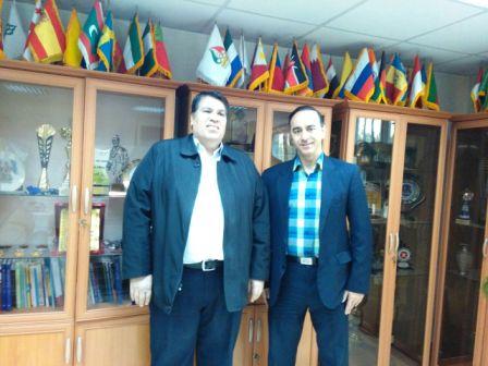 دیدار مدیر کل ورزش و جوانان کهگیلویه وبویراحمد با رئیس فدراسیون کونگ فو کشور