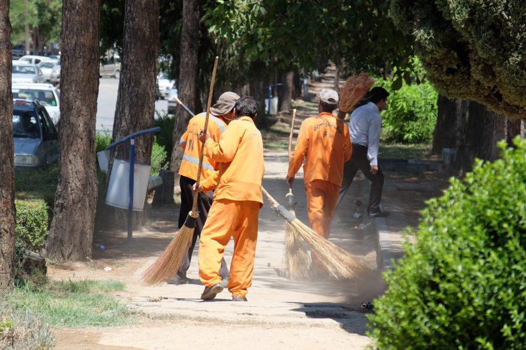 تصاویری از یاسوج جهت آماده شدن برای استقبال از رئیس جمهور