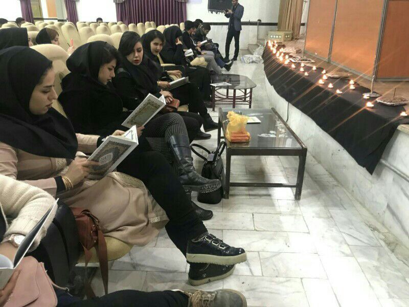 مراسم یادبود جانباختگان سقوط هواپیما در دانشگاه آزاد یاسوج برگزار شد+تصاویر