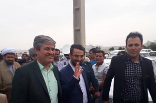 کلنگ آغاز عملیات طرح تامین آب از سد کوثربه اراضی تنگ انگشترک و آبرزی خیرآباد گچساران به زمین زده شد