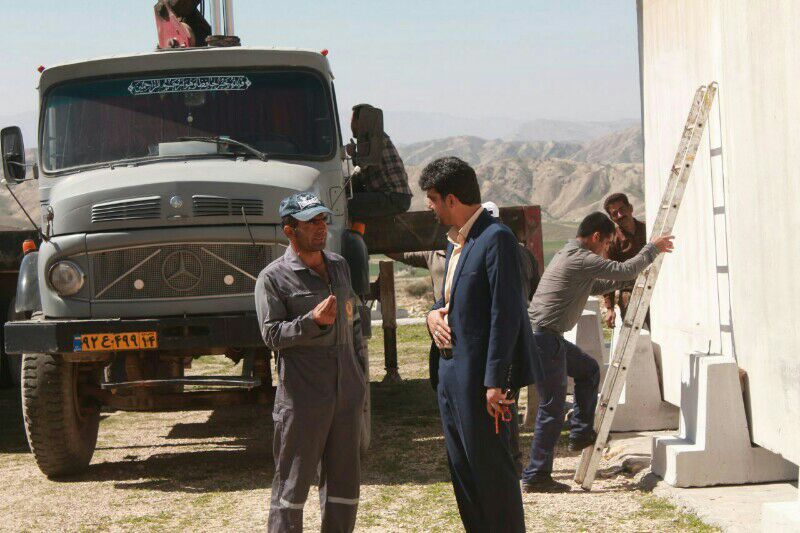 عملیات دیوار کشی و تجهیز کارگاه معدن فسفات چرام آغاز شد+تصاویر