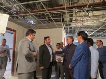 بازدید معاونت توسعه مدیریت و منابع انسانی دانشگاه علوم‌پزشکی استان از پروژه های حوزه سلامت بیمارستان امام خمینی(ره) دهدشت + تصاویر