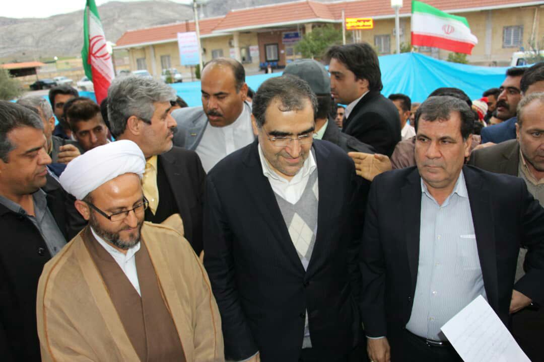 با حضور وزیر بهداشت ، بیمارستان ۳۲ تختخوابی باشت افتتاح شد+تصاویر