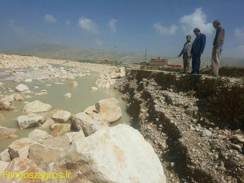 بازدید شهردار باشت از پارک ساحلی محله اسلام آباد/تخریب بخشی از ساحل پارک در پی بارش های اخیر+تصاویر