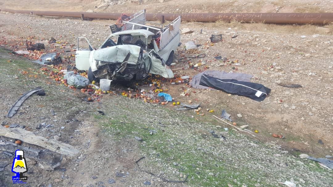 تصادف مرگبار در محور گچساران_دیلم+تصاویر