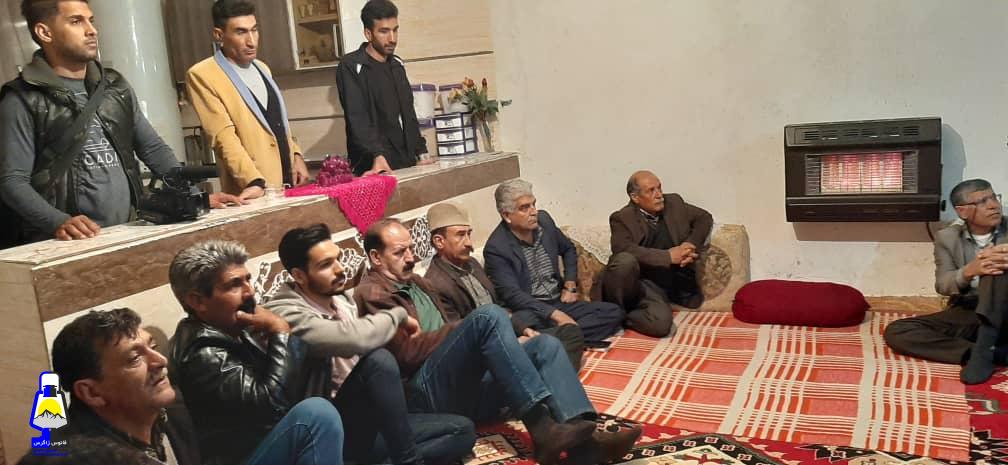 نشست انتخاباتی هومان عسکری با جمعی از اهالی روستای پشه کان