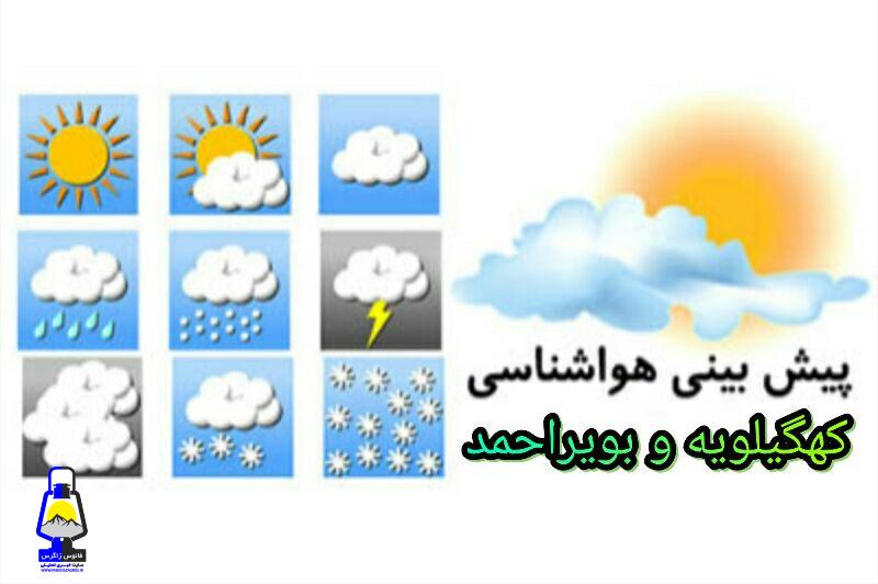 باران و برف کهگیلویه و بویراحمد را فرا می گیرد