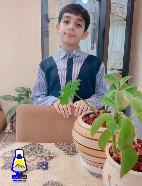 دانش آموز گچسارانی با سه زبان مختلف هم کلاسی های خود را آموزش می دهد