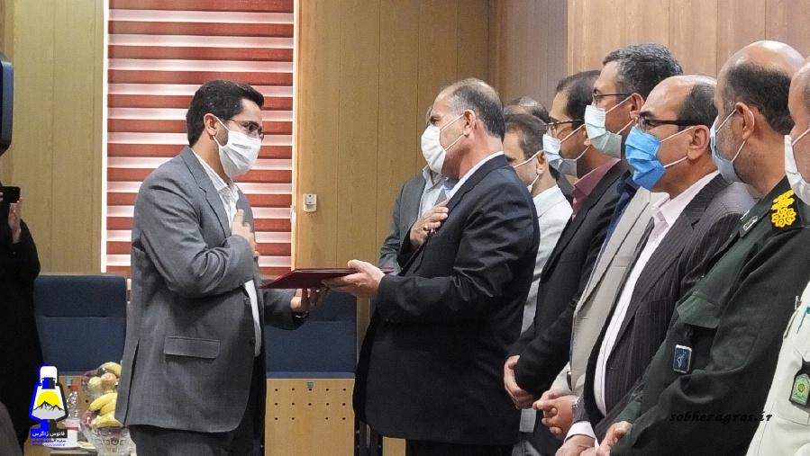 آیین تکریم رئیس دادگستری گچساران برگزار شد/غریب پور به تهران رفت+تصاویر