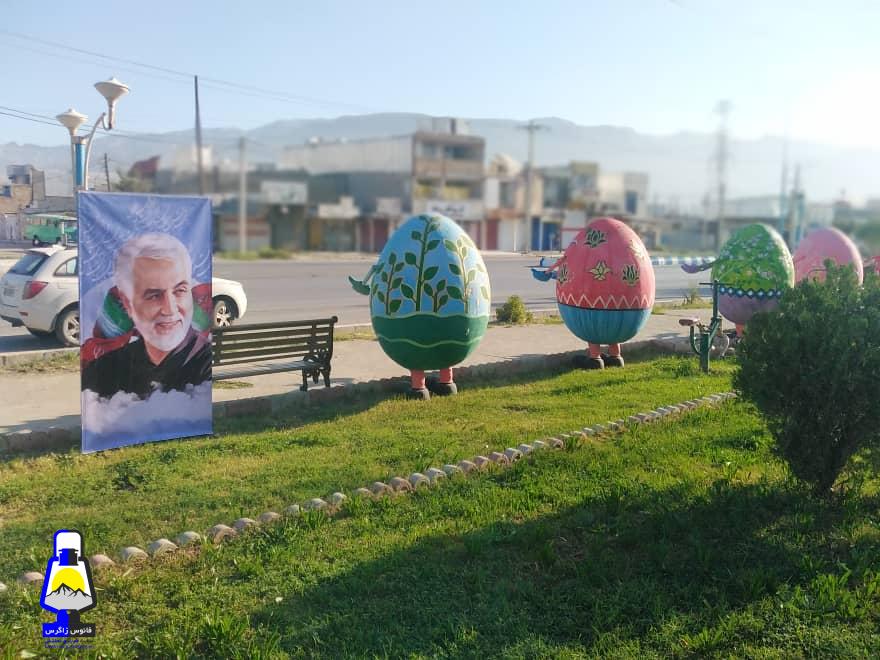 سفره های هفت سین شهرداری دوگنبدان به «سین هشتم؛ سردار سلیمانی» مزین شد+عکس