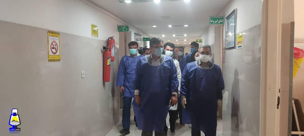 بازدید معاون درمان وزارت بهداشت، درمان و آموزش پزشکی از بیمارستان امام خمینی(ره) دهدشت+تصاویر