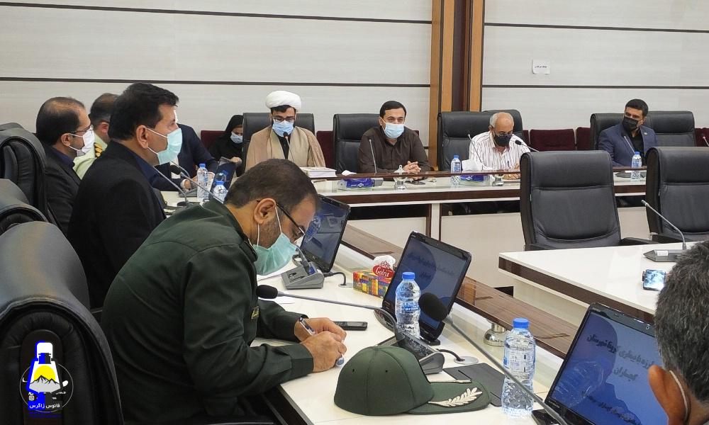 نشست ستاد مقابله با کرونا در گچساران برگزار شد ؛ تاکنون  ۱۵۸ نفر بر اثر کرونا در گچساران جان باخته اند+تصاویر