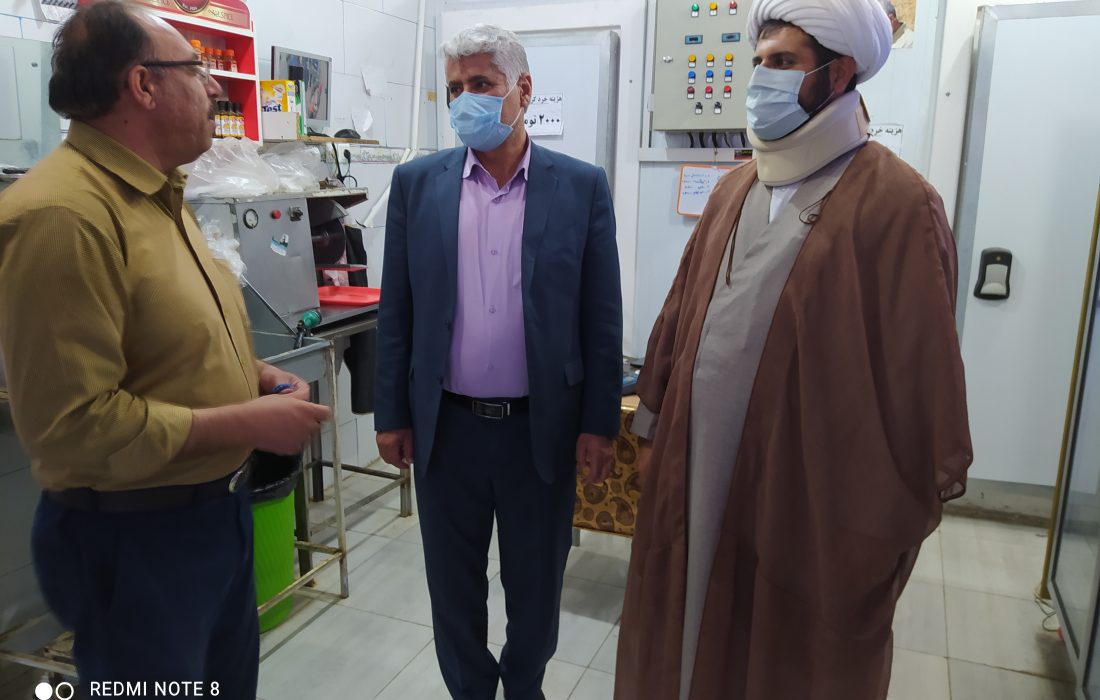 حضور فرماندار و دادستان چرام در بازار