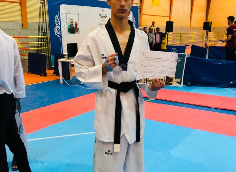 تکواندو کار نوجوان کهگیلویه و بویراحمدی با نایب قهرمانی در المپیاد دانش آموزی ملی پوش شد