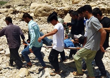 اعزام هوایی همزمان دو بیمار از منطقه صعب‌العبور هوفل پلنگی دزپارت