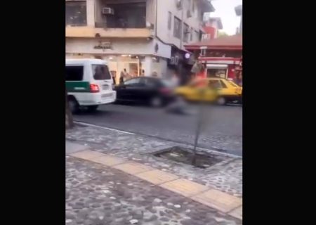 ببینید / جنجال فیلم پرتاب شدن زن رشتی از ون گشت ارشاد  ! / فرمانده پلیس گیلان دستور ویژه صادر کرد