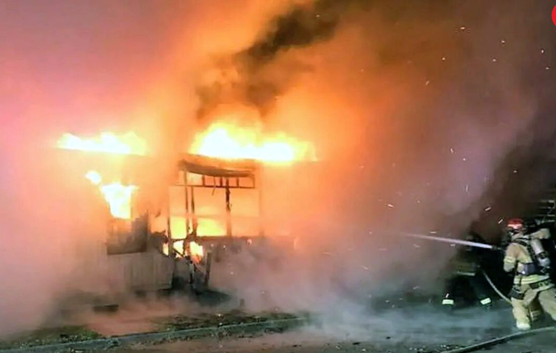 زنده زنده سوختن ۳۸ زن و مرد در آتشسوزی الجزایر