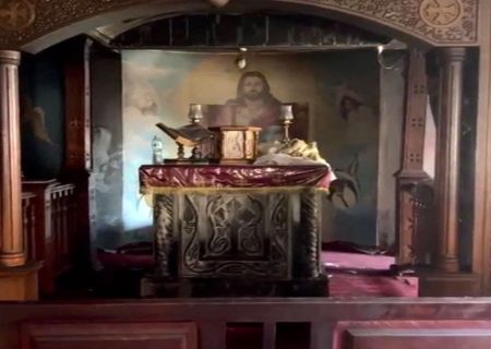 فیلم  آتش سوزی بزرگ کلیسایی در قاهره / ببینید