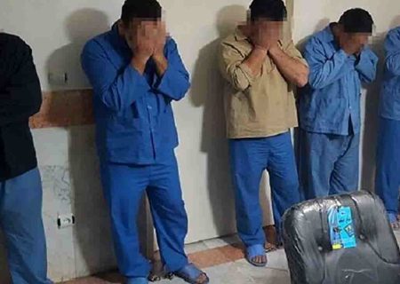 فیلم اعتراف عاملان سرقت جیوه از پتروشیمی آبادان