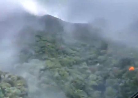 فیلم لحظه سقوط بالگرد نامزد ریاست جمهوری پاناما / شوکه می شوید