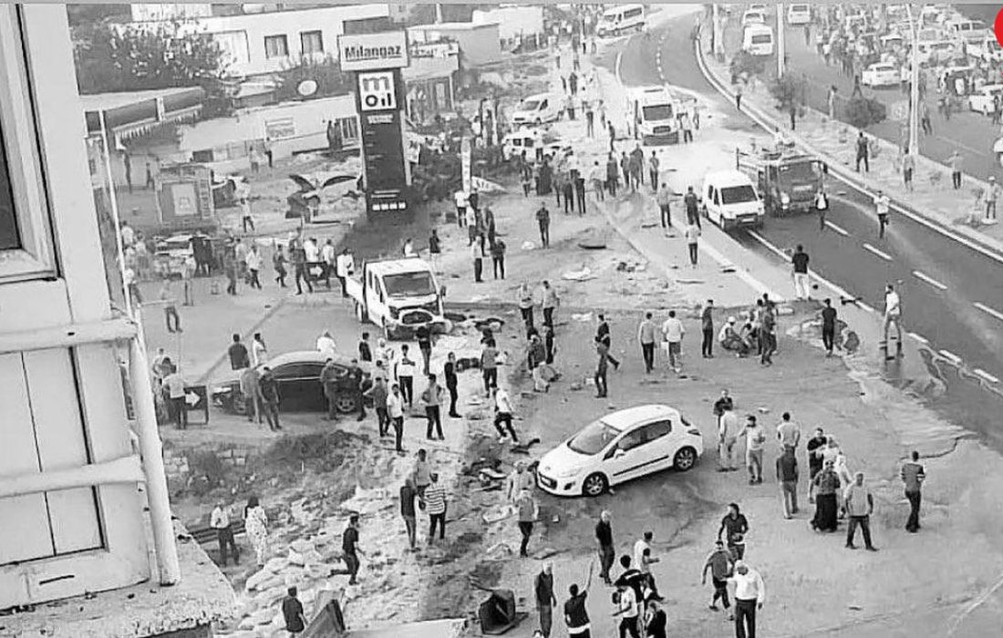 فیلم و عکس از حادثه وحشتناک بریدن ترمز کامیون در ترکیه / ۳۰ تن کشته و ۴۵ تن مجروح