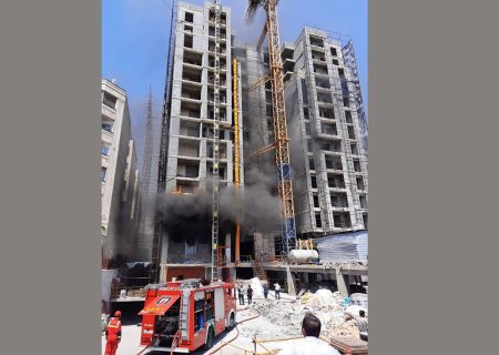 ماجرای  آتش وحشت آور در اشرفی اصفهانی چه بود؟ + فیلم و عکس