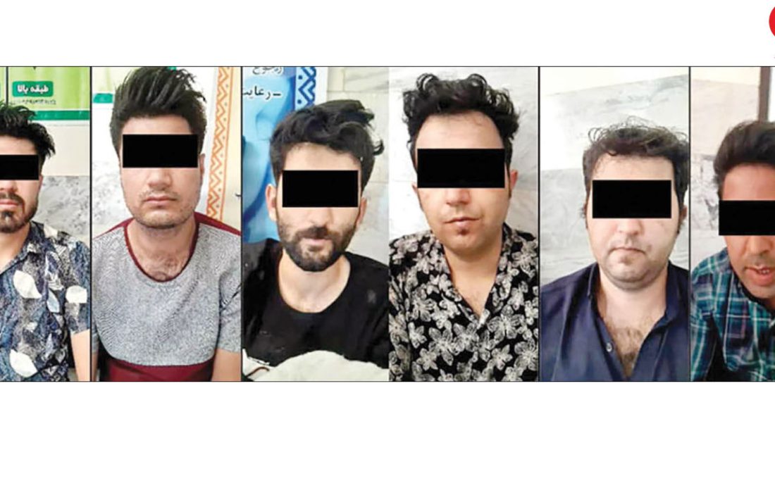 ۶۷ سال زندان و ۵۱۸ ضربه شلاق برای راهزنان مامور نما / این ۷ مرد خشن سارقان محموله طلا بودند + عکس