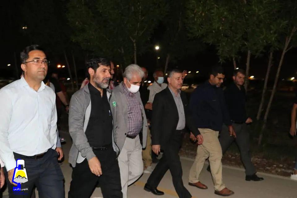 همایش پیاده روی به مناسبت سالروز بازگشت آزادگان در جاده سلامت نفت گچساران برگزار شد+تصاویر