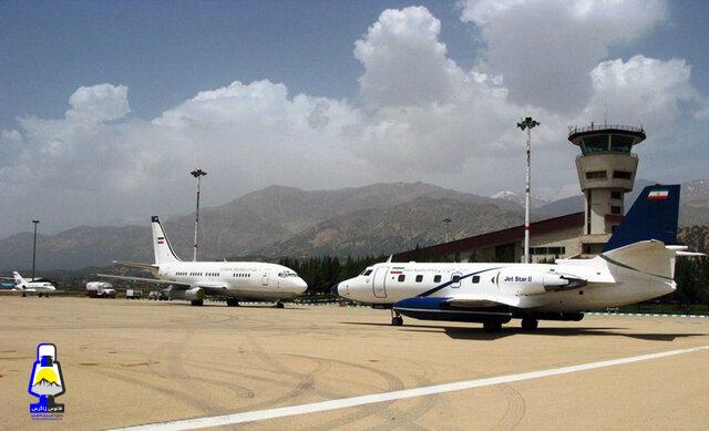 فرودگاهی بین المللی با تنها دو پرواز در هفته به تهران!