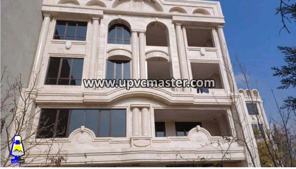 پنجره آفتاب تولید کننده پنجره دوجداره UPVC