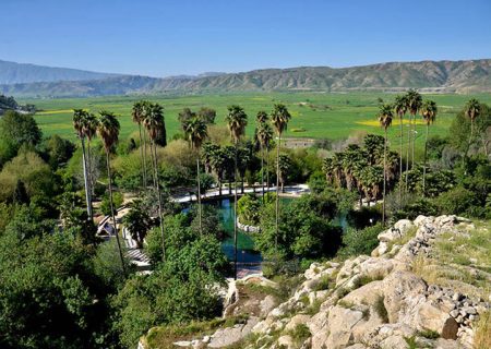 ماجرای بستن درب باغ چشمه بلقیس چرام بر روی گردشگران