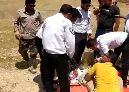 نجات جان مرد ۶۰ ساله توسط پرسنل اورژانس شهرستان گچساران 