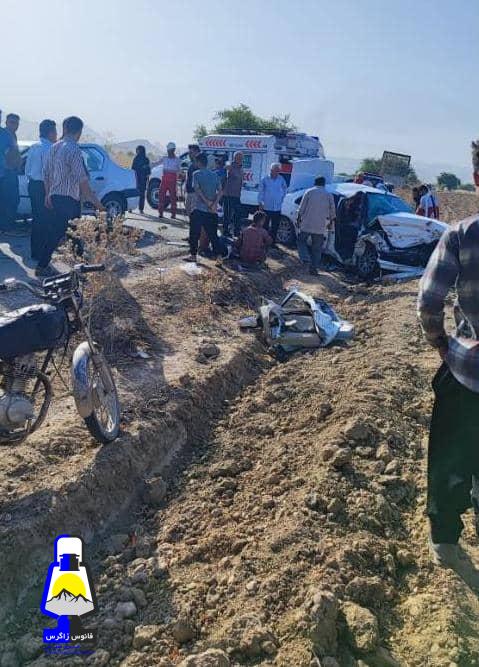 ۲فوتی ‌‌‌‌‌‌و ۶ مصدوم در تصادف مرگبار محور گچساران_بهبهان+تصاویر