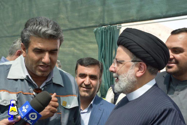 سد چم شیر گچساران با حضور رئیس جمهور افتتاح شد