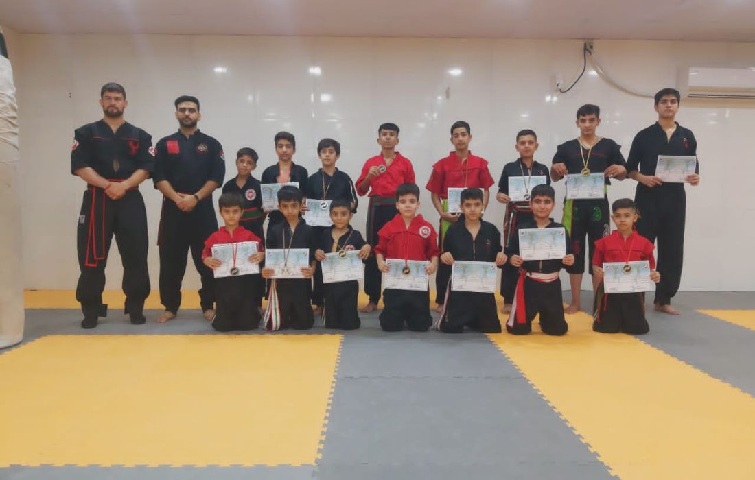 نونهالان و نوجوانان هیأت کونگ فو و هنرهای رزمی  گچساران در مسابقات استانی خوش درخشیدند