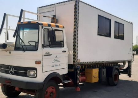 طراحی و ساخت بنز خاور آمبولیفت توسط ترابری شرکت نفت گچساران