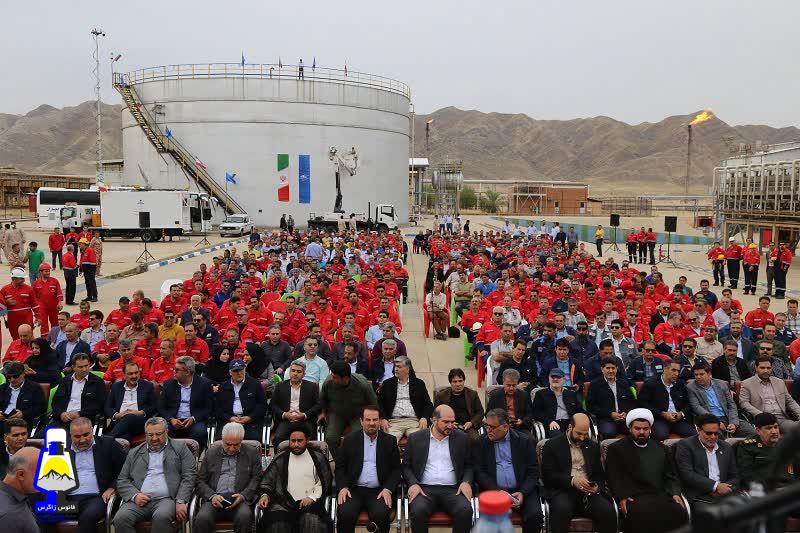 حضور معاون اجرایی رئیس جمهور در جمع کارگران نفتی گچساران+تصاویر