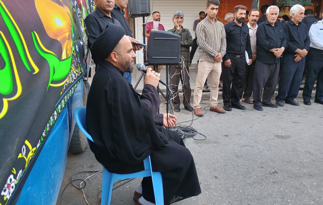 بازار چرام در سوگ سالار شهیدان