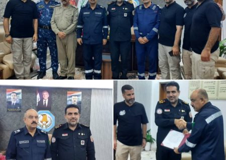 دیدار مدیرعامل سازمان آتش نشانی تهران با مدیر دفاع مدنی کشور عراق