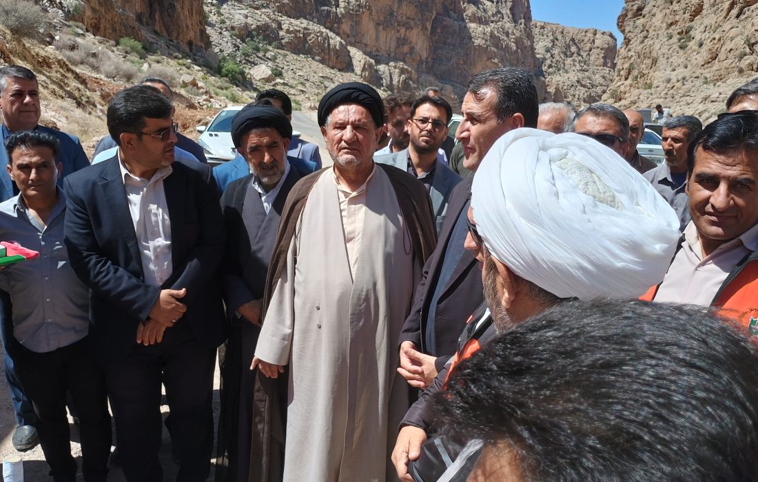 حضور حاج محمد موحد در پروژه های شهرستان چرام