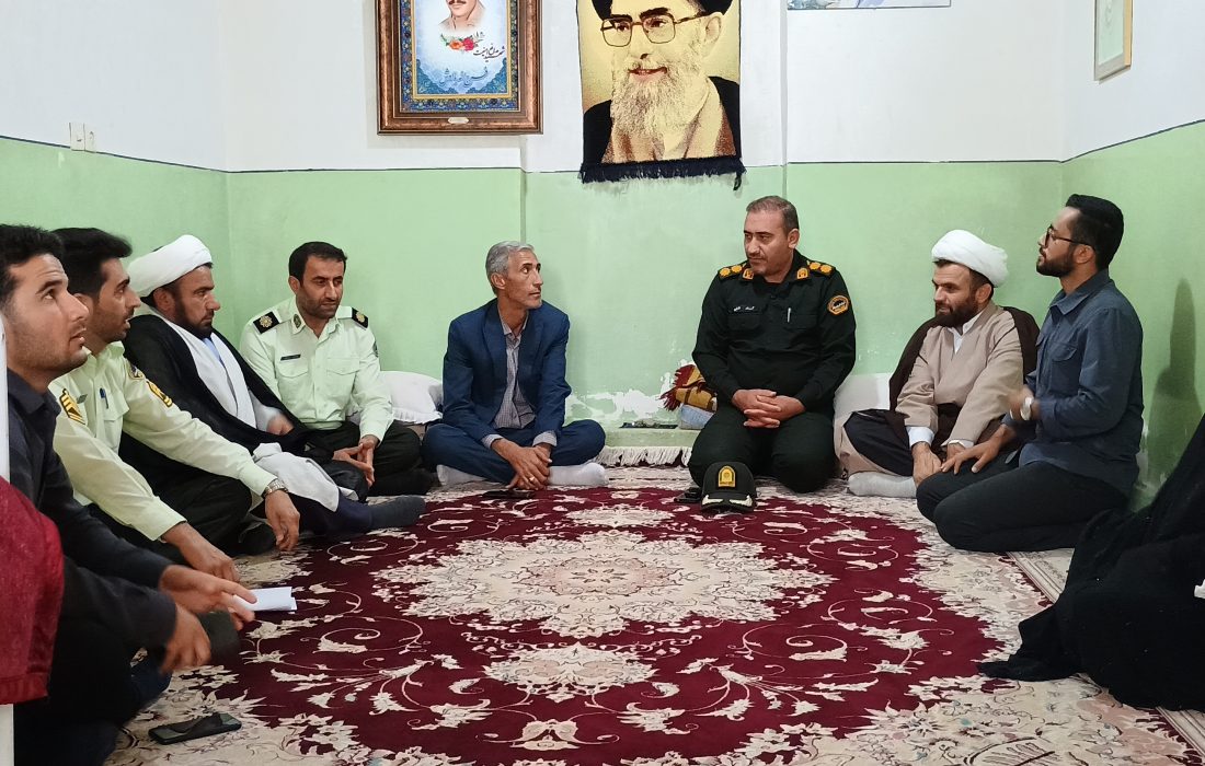 دیدار خانواده شهید امنیت با اوش