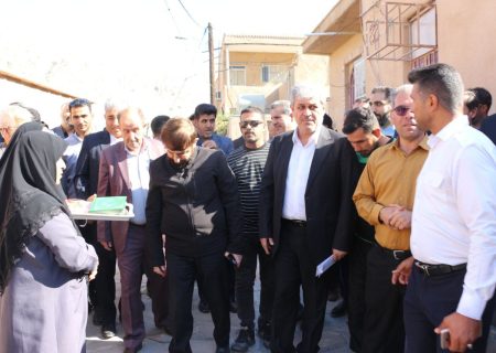 بازدید از پروژه‌های عمرانی طرح منظومه روستایی گچساران+تصاویر