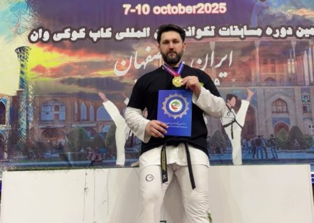 کسب مدال طلای تکواندوکار کهگیلویه و بویراحمدی در مسابقات بین المللی تکواندو