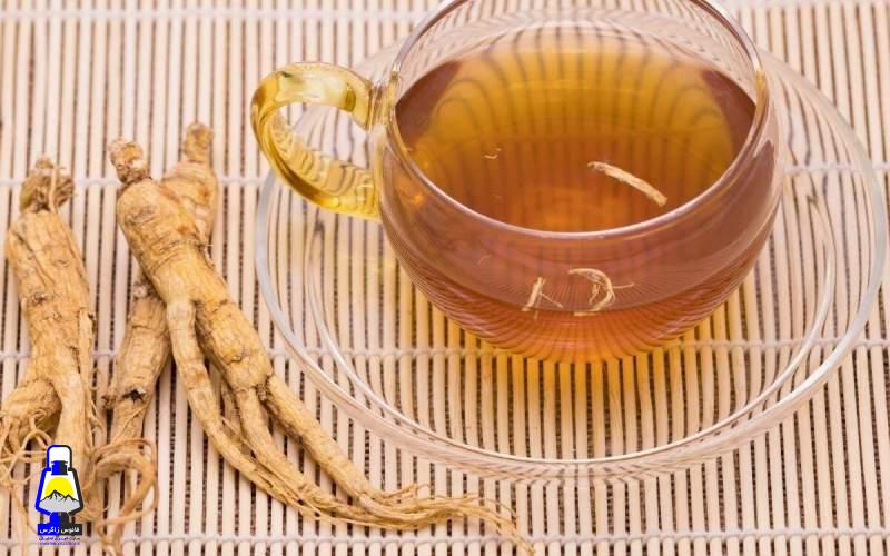 چای جینسینگ نوشیدنی گرم برای روزهای سرد